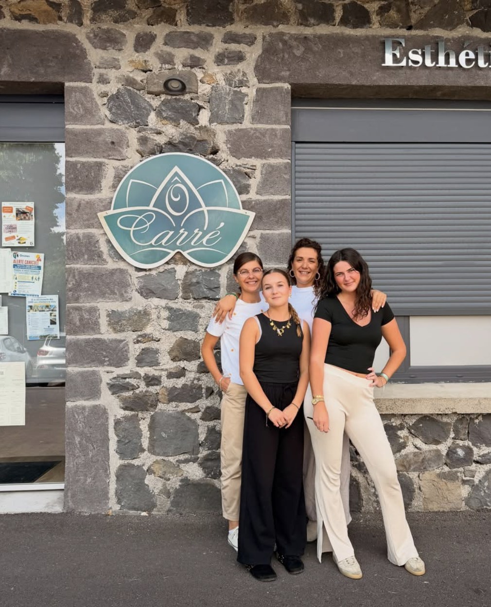 L'équipe du salon de coiffure Ô Carré